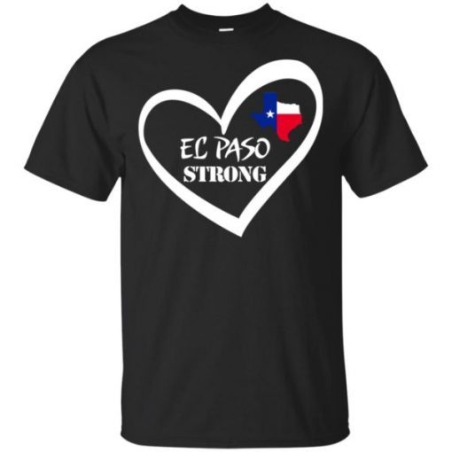 El Paso Strong Heart Texas Flag shirt