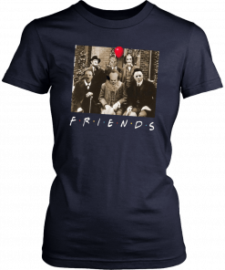 Friends IT Spooky Clown Jason Horror Funny Halloween Scary Costume 2019 T-Shirt