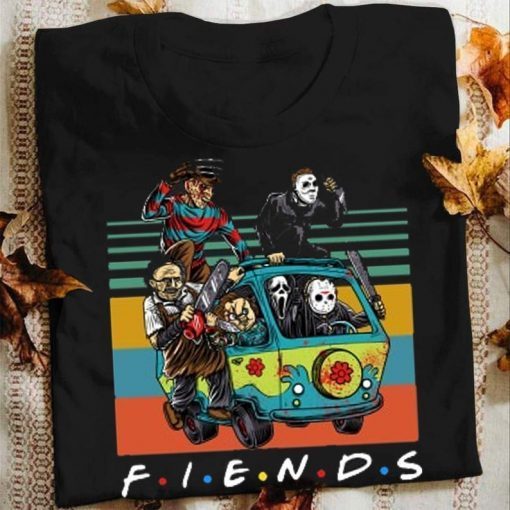 Friends Sanderson Sisters And Chill Funny Squad Goals Halloween Mickey Not So Scary T-Shirt