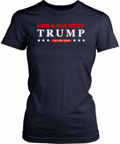 God and country Trump 2020 Unisex T-Shirt