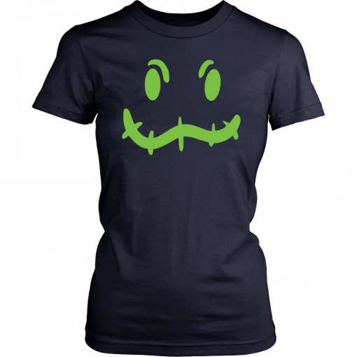 Green Boogie Man Scary Face T-Shirt