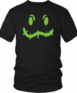 Green Boogie Man Scary Face T-Shirt