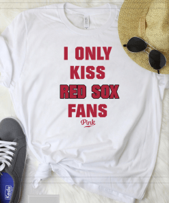 Guerin Austin I Only Kiss Red Sox Fans Pink Shirt