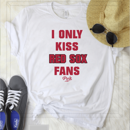 Guerin Austin I Only Kiss Red Sox Fans Pink Shirt