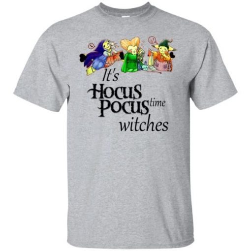 Halloween Pikachu It’s Hocus Pocus Time Witches T-Shirt