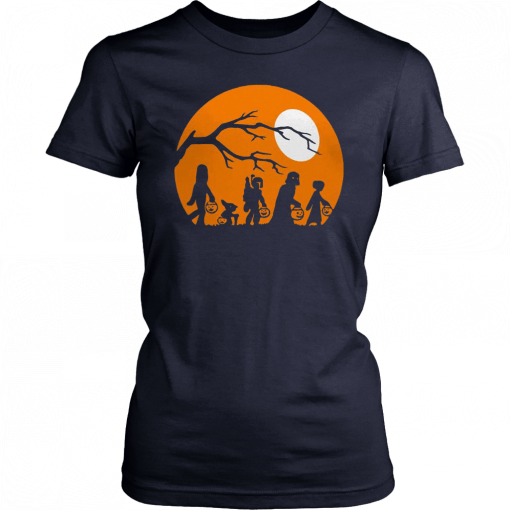 Halloween Trick or Treat Star Wars moon Gift T-Shirt