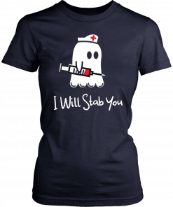 Halloween boo I will stab you nurse Offcial T-Shirt