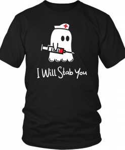 Halloween boo I will stab you nurse Offcial T-Shirt