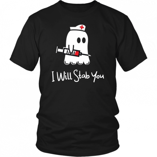 Halloween boo I will stab you nurse Offcial T-Shirt