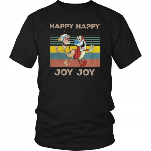 Happy Happy Joy Joy Mighty Fine Ren and Stimpy vintage T-Shirt