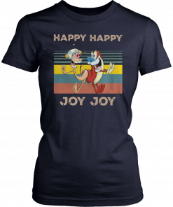 Happy Happy Joy Joy Mighty Fine Ren and Stimpy vintage T-Shirt