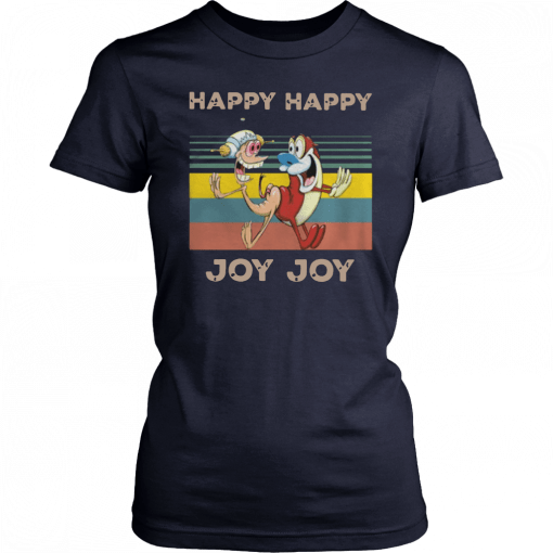 Happy Happy Joy Joy Mighty Fine Ren and Stimpy vintage T-Shirt