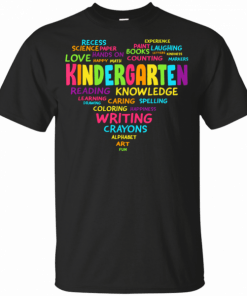 Heart Tee Kindergarten Team Teacher Student Back To School T-Shirt