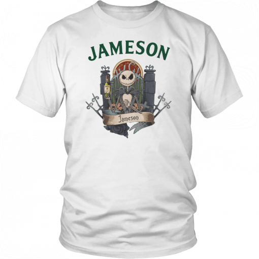 Jack Skellington Jameson Whiskey Tee Shirt