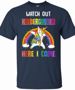 Kindergarten Here I Come Unicorn Back To School T-Shirts