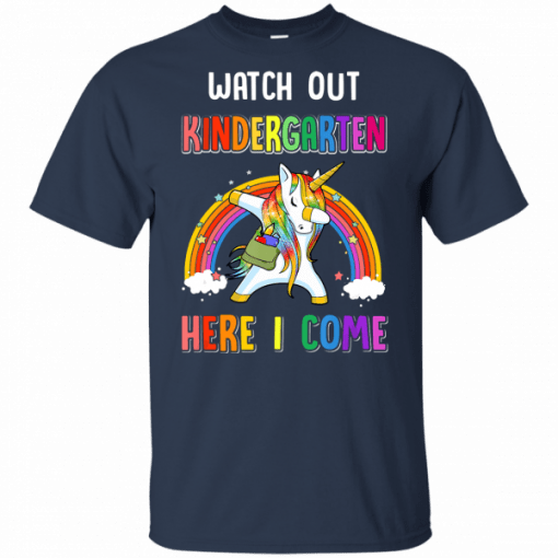 Kindergarten Here I Come Unicorn Back To School T-Shirts