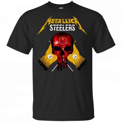 METALLIC PITTSBURGH STEELERS PUNISHER SHIRT