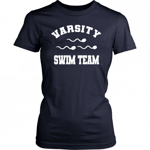 Mens Womens Varsity swimming T-Shirt