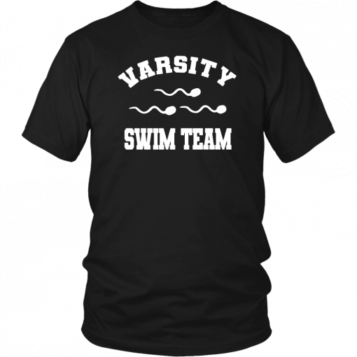 Mens Womens Varsity swimming T-Shirt
