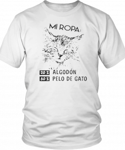 Mi Ropa 20 Algodon 80 Pelo De Gato T-Shirt