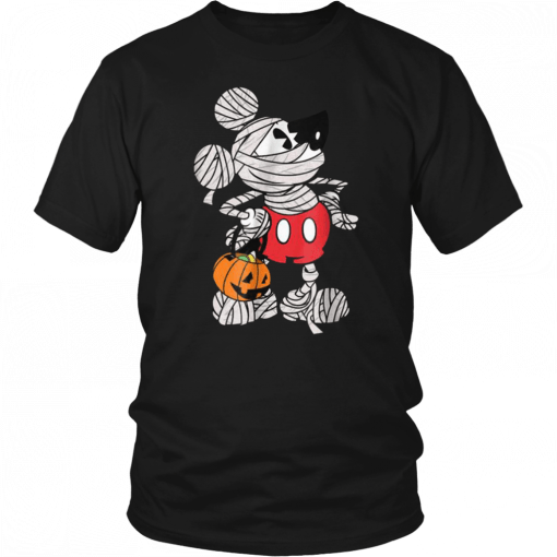 Mickey Mouse mummy Halloween Mens Womens T-Shirt