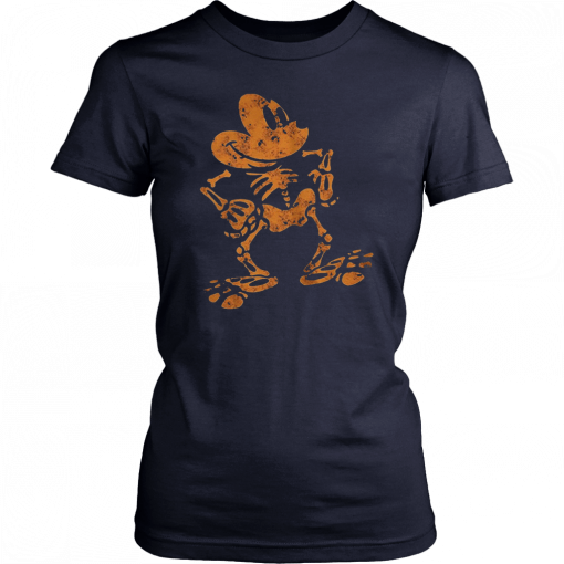 Mickey Mouse skull bone Unisex T-shirt