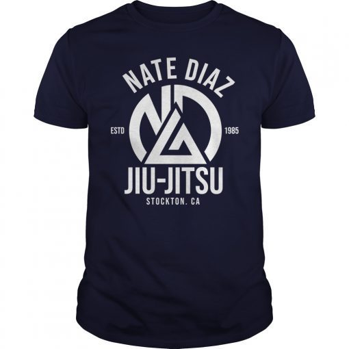 Nate Diaz Jiu Jitsu Stockton Asphalt Shirt