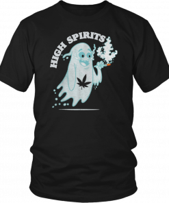 Original High Spirits Funny Halloween Stoner Pothead Cannabis Apparel T-Shirt