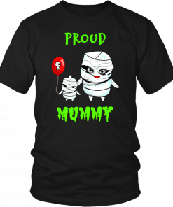 Proud Mummy Mom With Kid Halloween Unisex T-Shirt