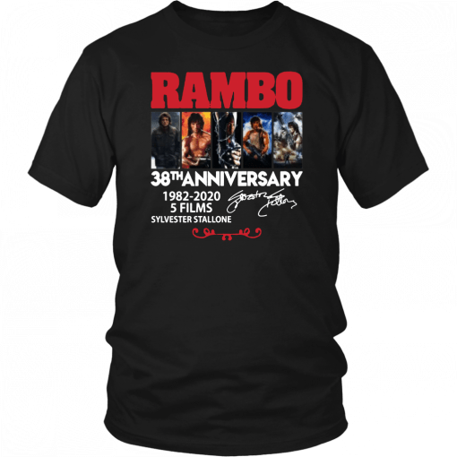 Rambo 38th Anniversary T-Shirt