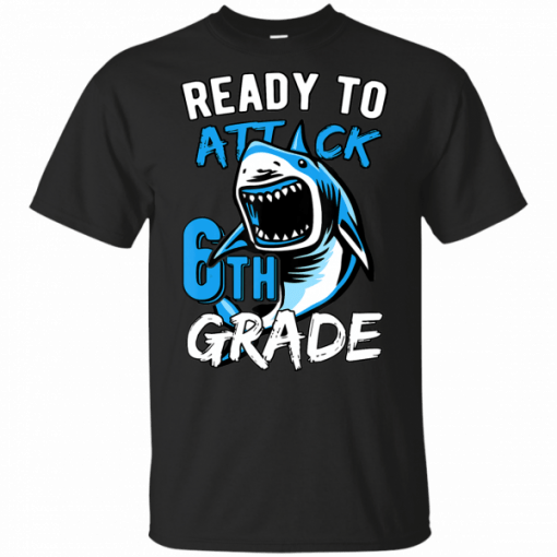 Ready To Attack 6th Grade Boys Back To School T-Shirt
