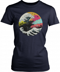 Retro wave kaiju shirt mens Classic Shirt