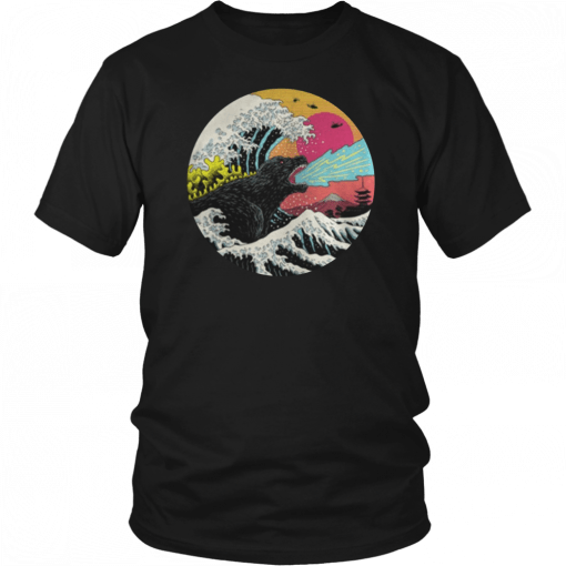 Retro wave kaiju shirt mens Classic Shirt