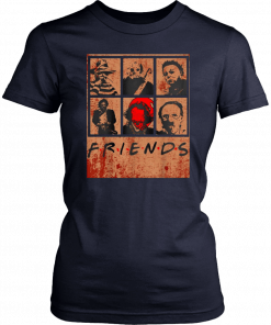 Scary Friends Horror Movie Creepy Halloween T-Shirt