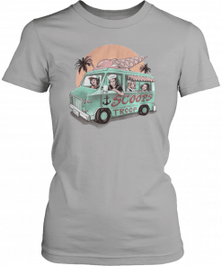 Scoops troop ice cream truck shirt mens T-Shirt