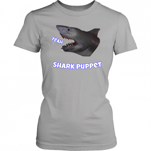 Shark puppet shark merch Funny T-Shirt