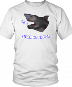 Shark puppet shark merch Funny T-Shirt