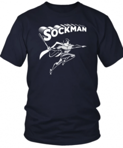 Socman Mike auchman the sock man new york yankess T-Shirt