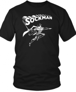 Socman Mike auchman the sock man new york yankess T-Shirt