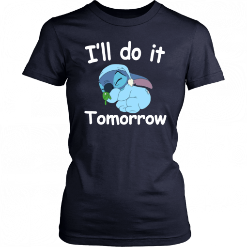 Stich I'll Do It Tomorrow Classic T-Shirt