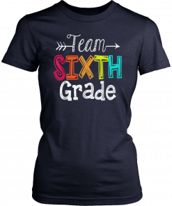 Team 6th Sixth Grade Tshirt Teacher Back To School Gift T-Shirt