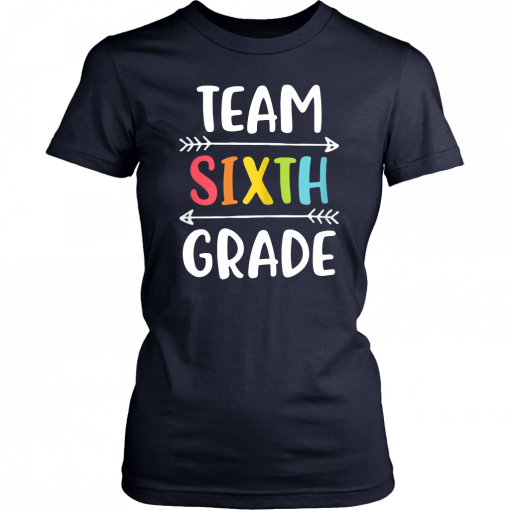 Team Sixth Grade Funny 6th Back To School Teacher Student T-Shirt