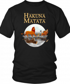 The lion king hakuna matata simba timon and pumba reflection T-Shirt