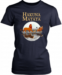 The lion king hakuna matata simba timon and pumba reflection T-Shirt