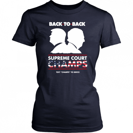 Trump And Mcconnell Back To Back Supreme Court Champs T-Shirt
