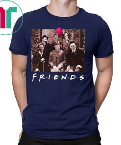 Friends IT Spooky Clown Jason Squad Horror Funny T-Shirt