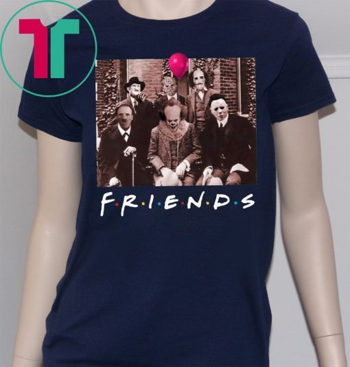 Friends IT Spooky Clown Jason Squad Horror Shirt