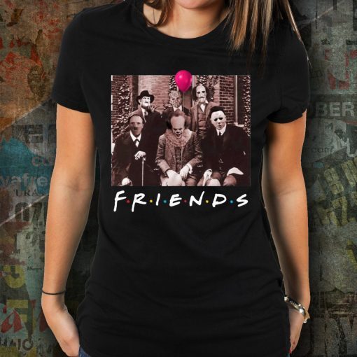 Friends IT Spooky Clown Jason Squad Horror Gift T-Shirt