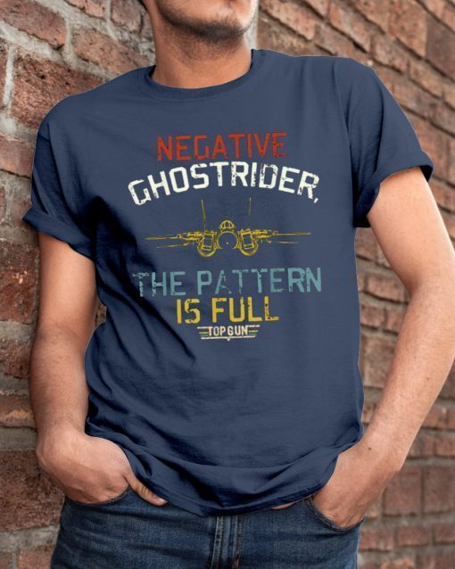 Vintage negative ghostrider the pattern is full Classic T-Shirt