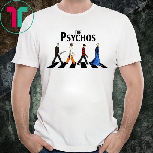 The Psychos Road Halloween Funny T-Shirt